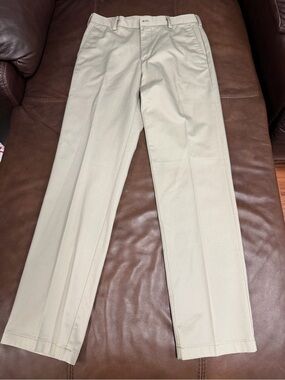 Izod Men's Light Khaki Straight-Leg Chinos, like new …..137